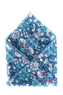 Cravate LE COLONEL MOUTARDE 51CM1AD100 Bleu